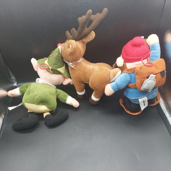 Stuffins lot of 3 - Rudolph Island of the Misfit Toys~RUDOLPH CORNELIUS BOSS ELF - Picture 2 of 5